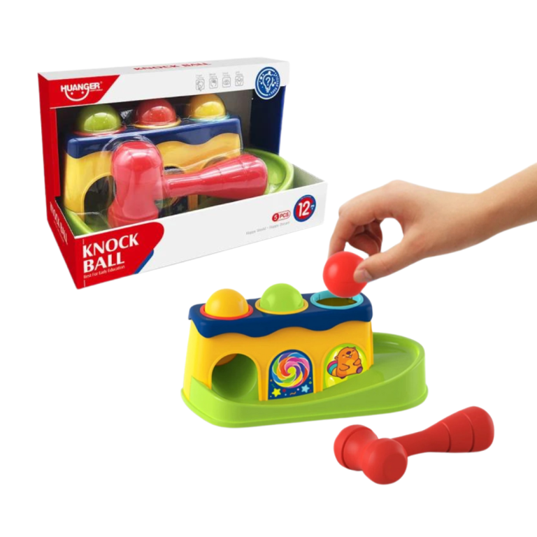 Juego Interactivo Knock Ball HUANGER (Categoría: 0 Meses a 3 Años)