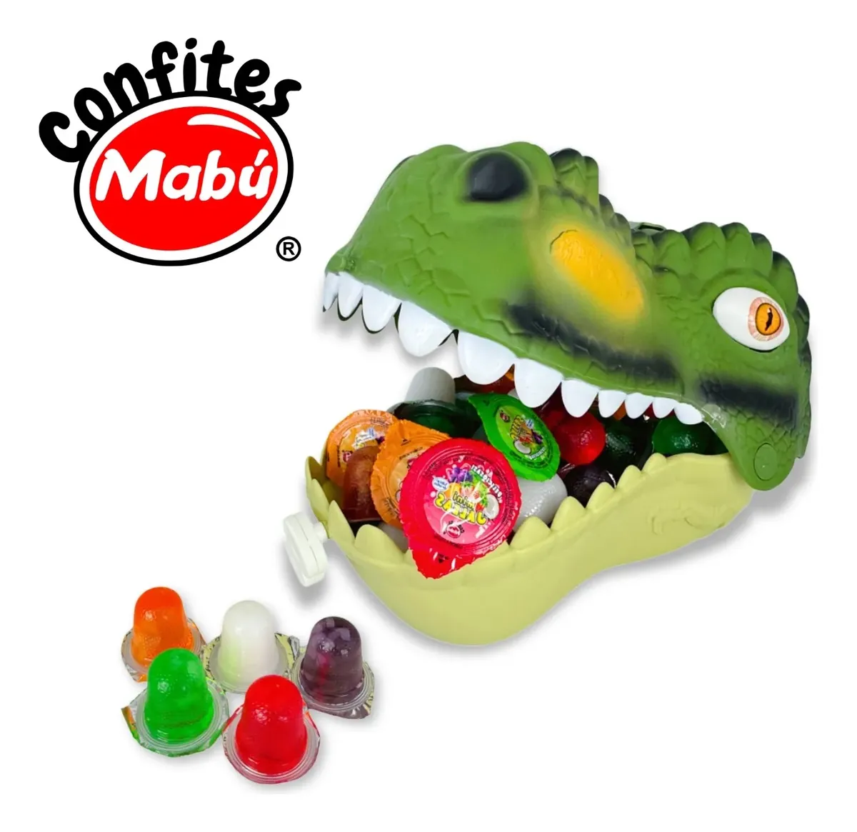 Jalea T-Rex - Mabu - Libre de Sellos - Display Con 100 Unidades
