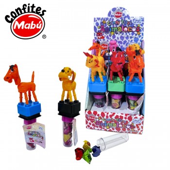 Candy Animalocos Mabu (Libre de Sellos) - Display Con 6 Unidades