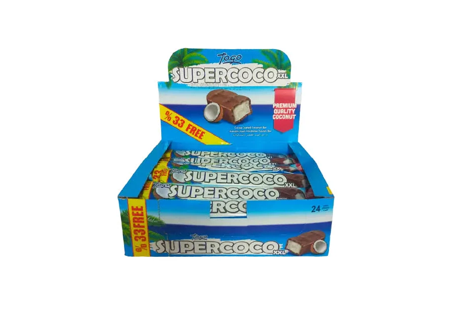 Chocolate Super Coco XXL - Caja Con 24 Unidades