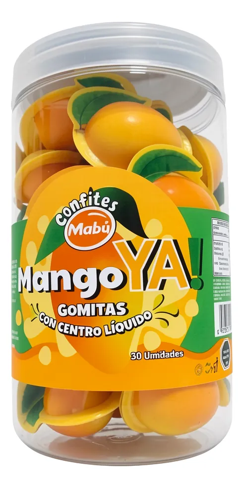 Gomita Mango Ya - Mabu - Display Con 30 Unidades