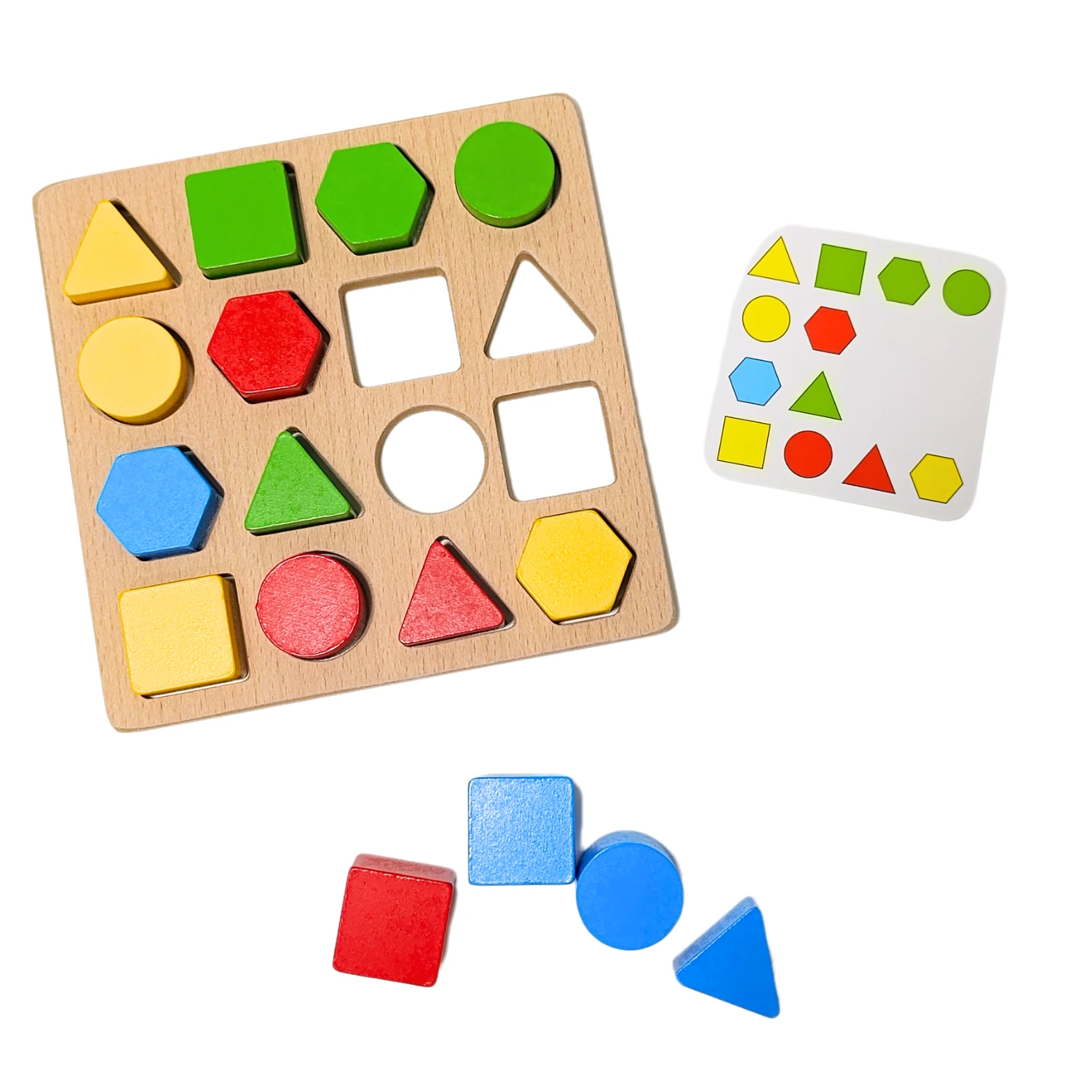 Juego de Encaje con Figuras Geométricas (Categoría: 1 a 6 Años)