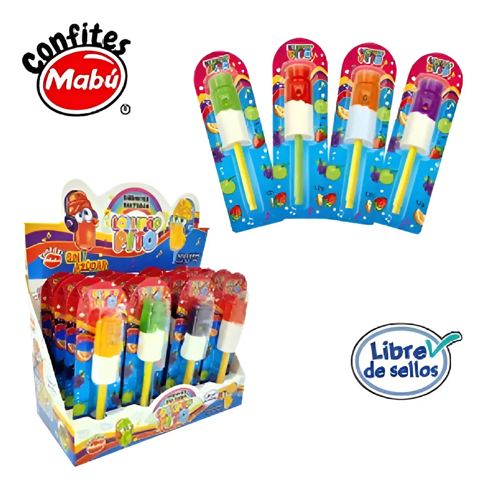 Lollipop Pito Sin Azúcar (Pack Con 20 Unidades) - Mabu