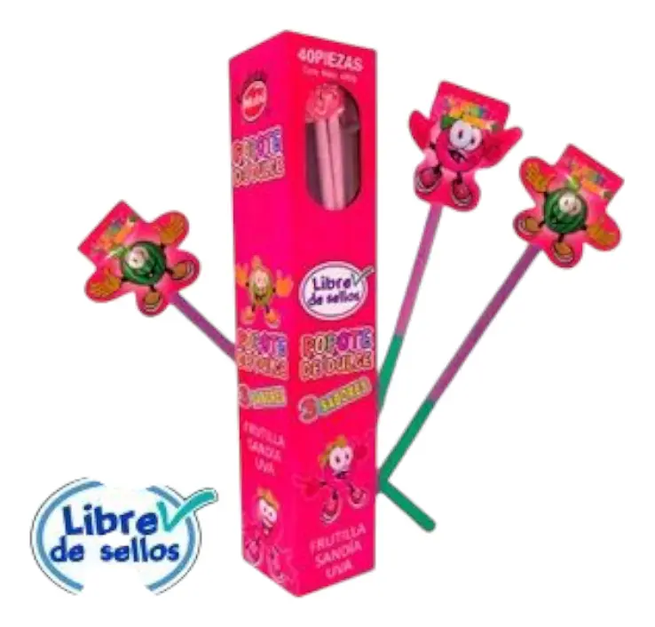 Dulce En Polvo Popote Sin Azúcar ( Caja C/ 40 Un ) - Mabu