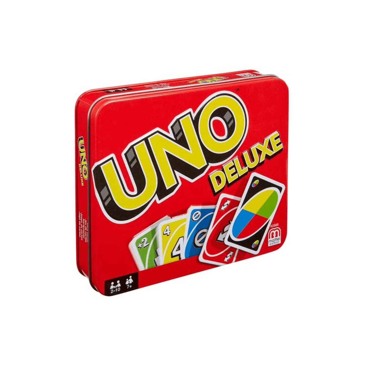 Set De Juego De Cartas UNO Deluxe C/ Estuche Metálico (Categoría: 7 Años o + )