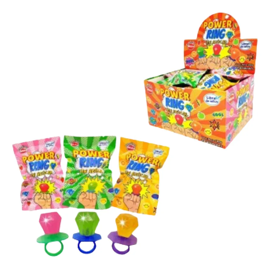 Power Ring Caramelo Sin Azúcar (Caja Con 24 Unidades) - Mabu