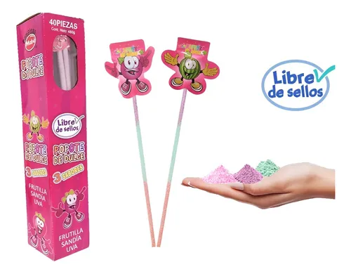 Dulce En Polvo Popote Sin Azúcar ( Caja C/ 40 Un ) - Mabu