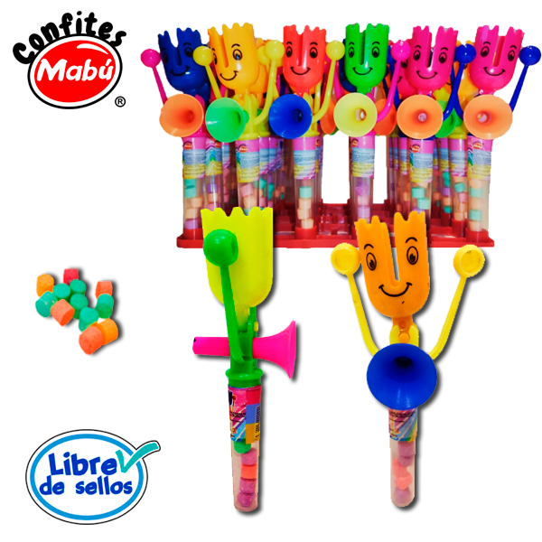 Candy Tiki Taka Sin Azúcar (Display Con 20 Unidades) - Mabu