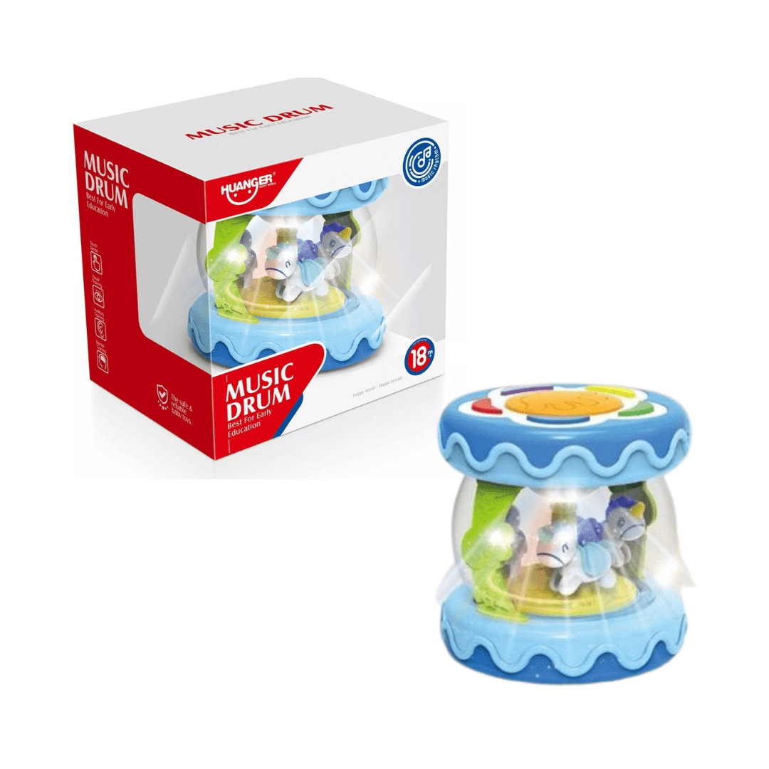 Tambor Interactivo Celeste Huanger (Categoría: 0 Meses a 6 Años)