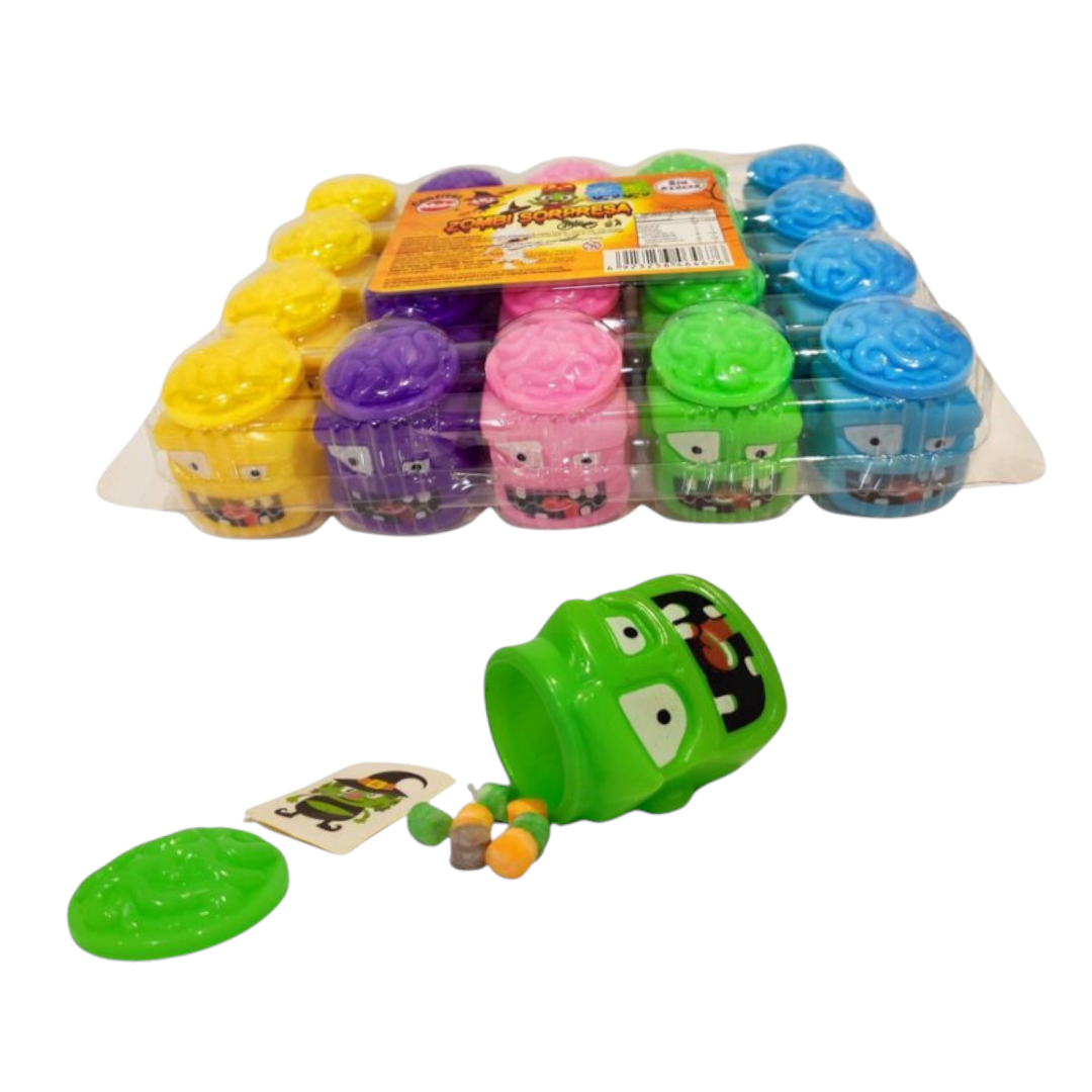 Caramelos Zombi Sorpresa Sin Azúcar (Caja Con 20 Unidades) - Mabu