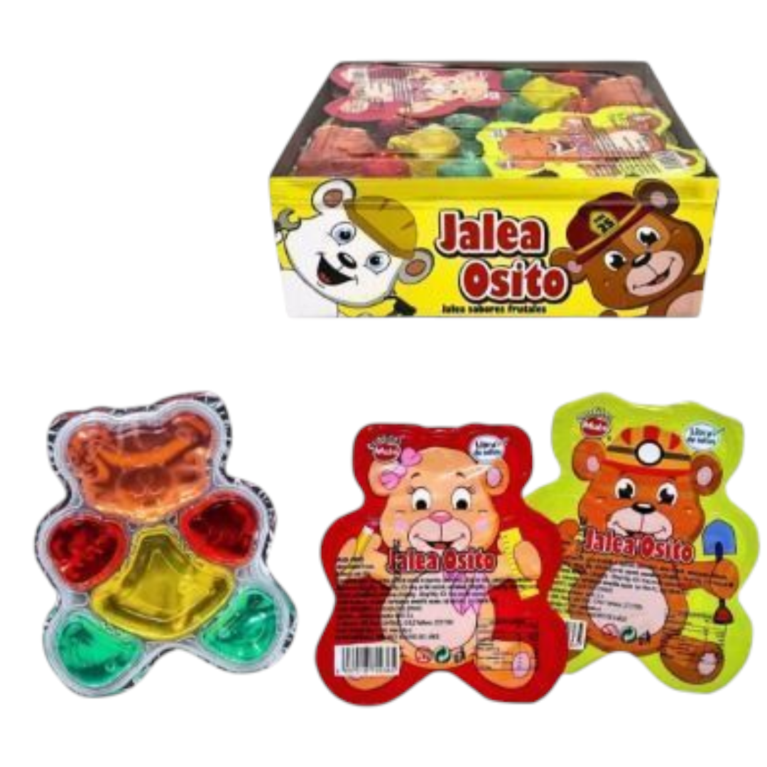 Jalea Osito Mabu - Libre De Sellos - Caja Con 24 Unidades