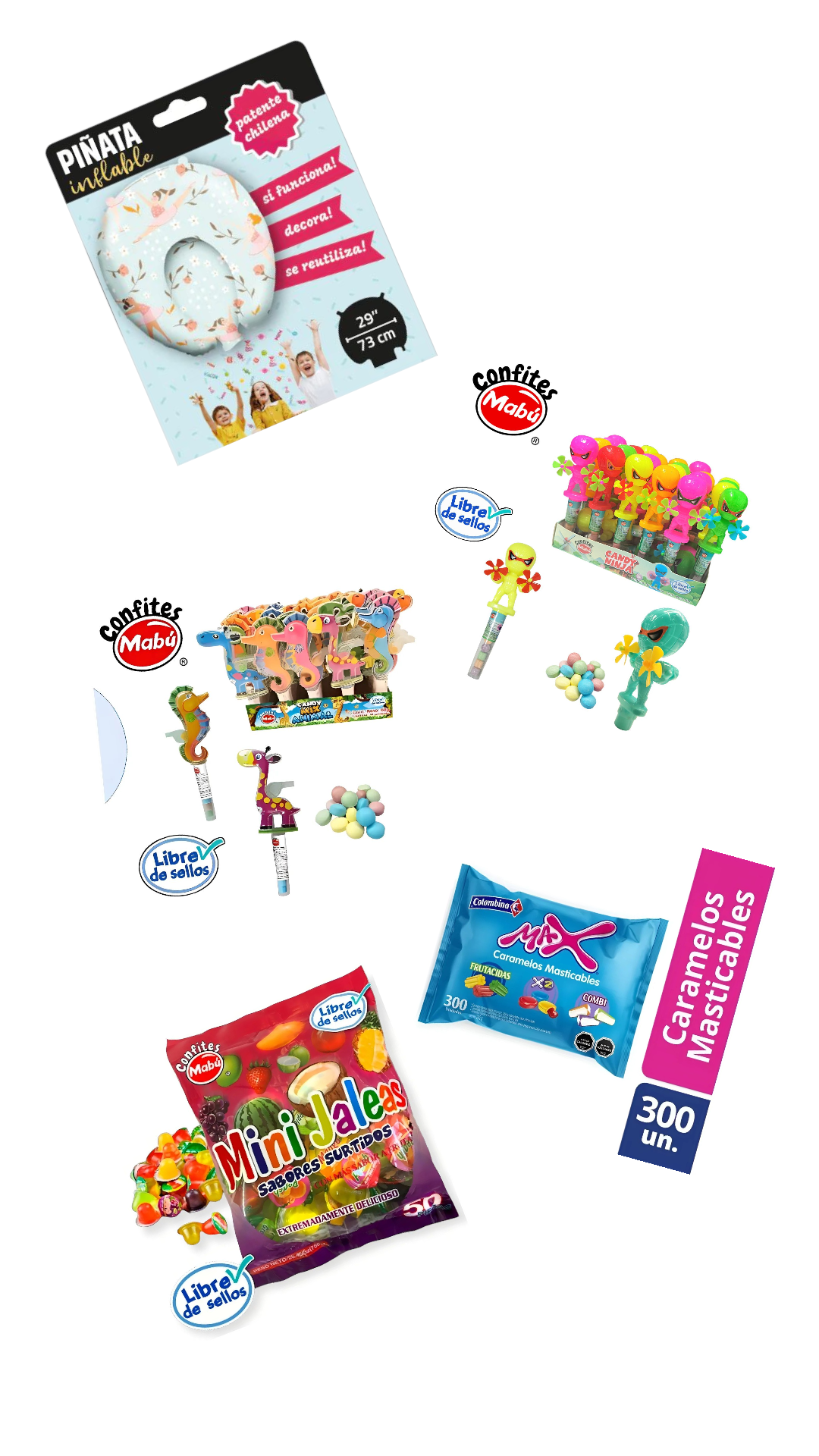 Kit de Cumpleaños Con Piñata Bailarinas