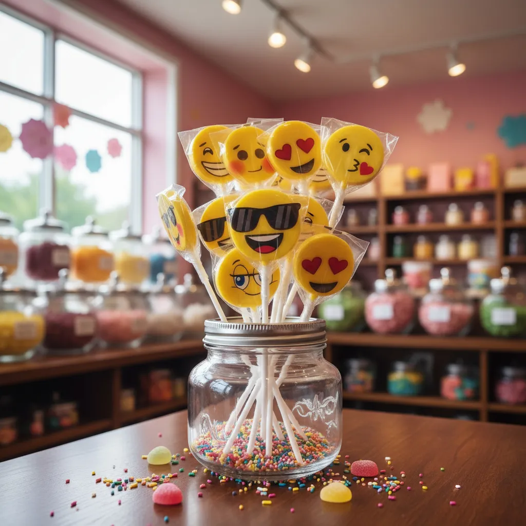 Paletas De Caramelo Carita Feliz Sabor Frutal ( Bolsa Con 10 Unidades )