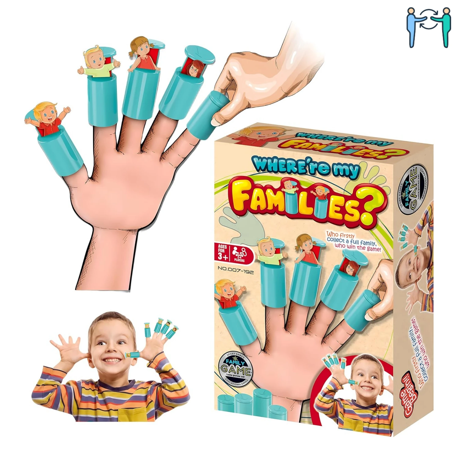 Juego de Mesa Dedo Familiar (3 Años o +)